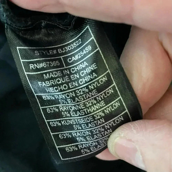 BB Dakota M leggings pull on black pants with side button pants - Picture 6 of 7